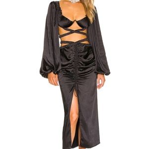 For Love and Lemons Pia Bra Top and Pia Skirt - FULL SET